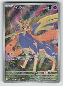 Zacian 100/094 Illustration Rare Phantasmal Flames Pokemon NM - Image 1