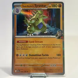 Team Rocket's Tyranitar - 096/182 - Destined Rivals - Holo Rare NM - Pokemon TCG - Image 1