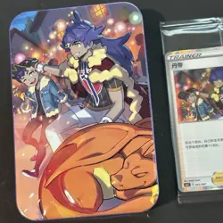 Pokemon TCG: Trainer Collection Gift Box Leon Charizard Tin Sleeves Sealed Promo - Image 3