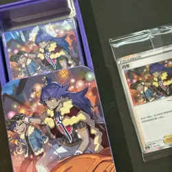 Pokemon TCG: Trainer Collection Gift Box Leon Charizard Tin Sleeves Sealed Promo - Image 4