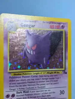 Gengar Fossil holo rare 5/62 Pokemon TCG - Image 3