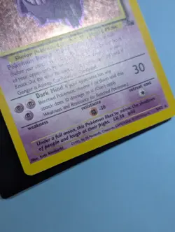 Gengar Fossil holo rare 5/62 Pokemon TCG - Image 4
