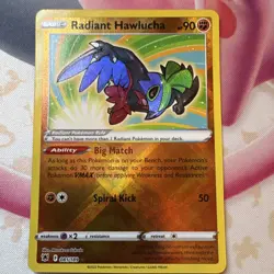 Pokemon Radiant Hawlucha Radiant Rare Holo 081/189 Swsh10 Astral Radiance - Image 1