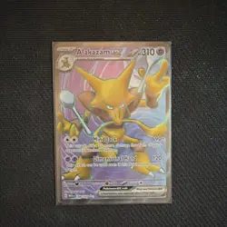Pokemon Alakazam EX 188/165 Scarlet & Violet 151 Ultra Rare Full Art Holo 310 HP - Image 1