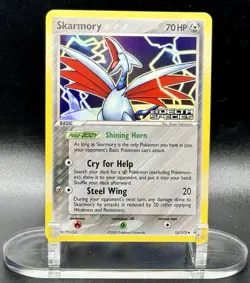 Skarmory 55/113 Stamped Pokemon EX Delta Species 2005 Vintage Reverse Holo NM/LP - Image 2