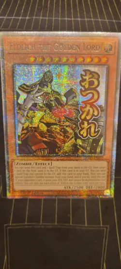YUGIOH x1 RA05-EN097 ELDLICH THE GOLDEN LORD STARLIGHT RARE 1st EDITION - Image 1