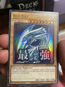YuGiOh Konami Blue-Eyes White Dragon 1st Edition Ultra Rare RA05-EN085 Mint - Image 2