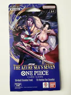 (HEAVY)🔥One Piece The Azure Sea’s Seven OP14-EB04 Sleeved Booster Pack - Image 2