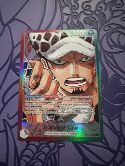 Trafalgar Law (002) (Parallel) OP01-002 Romance Dawn English NM Pre-Errata - Image 1