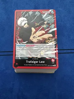 One Piece TCG: Trafalgar Law OP14! Pre Built Deck! Don Included! - Image 1