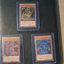 DUSA-EN096 Uria, Lord of Searing Flame EN098 EN097 Yugioh Card x3 - Image 1