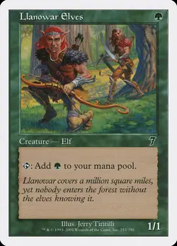 Llanowar Elves - Seventh Edition | MTG Card - Image 1