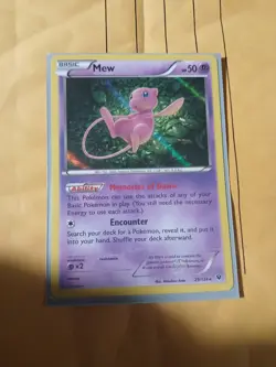 Pokemon Mew Holo Rare Basic 50HP 29/124 Fates Collide 2016 English Card - Image 1