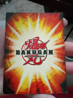 Bakugan Battle Brawlers Ability Card Red A Hand Up Runo Haos 30/48b 2008 - Image 2