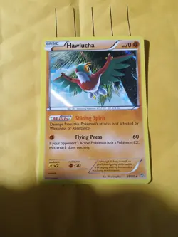 Hawlucha 63/111 Holo Rare XY: Furious Fists Pokemon Card - Image 1