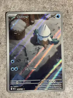 Pokemon Snover Holo Card 140/132 Me01: Mega Evolution Rare 90 HP 30 Attack - Image 1