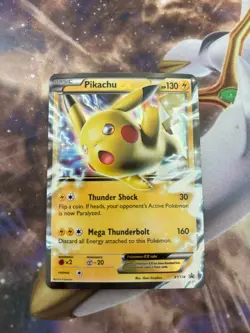 Pokemon Pikachu EX XY174 XY Promo Holo Pokemon Card LP - Image 1