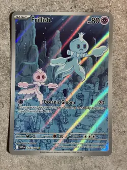 Pokemon Frillish Holo Card 126/086 SV White Flare 80 HP 20 Attack English - Image 1