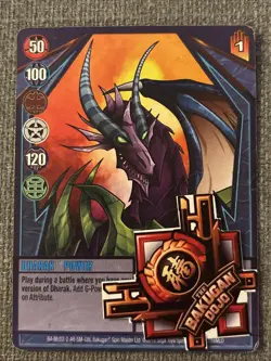 Bakugan Gundalian Invaders | Dharak Power 🔵 Blue Ability Card | McD 2/16 - Image 2