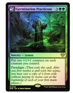 Germination Practicum - Foil Secrets of Strixhaven MTG - Image 1