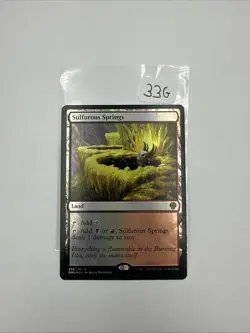 2022 Magic: The Gathering Dominaria United Sulfurous Springs #256/281 NM Holo - Image 1