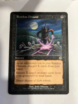 Restless Dreams - Torment - Magic the Gathering MTG Nice! - Image 1