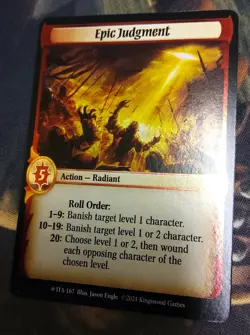 Epic Judgment * Foil * Warlord Into The Accordlands - Image 1