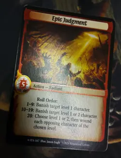 Epic Judgment * Foil * Warlord Into The Accordlands - Image 2