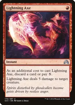 Lightning Axe - Shadows over Innistrad | MTG Card - Image 1
