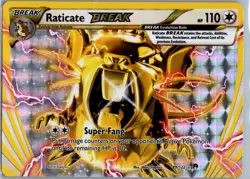 Raticate BREAK 89/122 XY - BREAKpoint Pokemon TCG Rare BREAK NM - Image 1