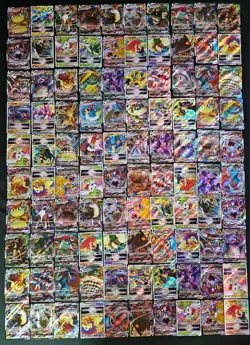 Pokemon TCG S-CHN RRR Charizard Mewtwo Gengar Rayquaza VMAX Lot*100 #kk JL89 - Image 1