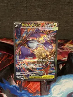 NM Mega Latias EX 181/132 Mega Evolutions SIR Pokemon Card - Image 1