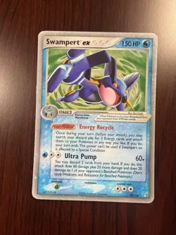 Pokemon Swampert ex 98/100 EX Crystal Guardians Holo Ultra Rare 2006 150 HP NM - Image 1