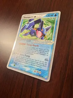 Pokemon Swampert ex 98/100 EX Crystal Guardians Holo Ultra Rare 2006 150 HP NM - Image 2