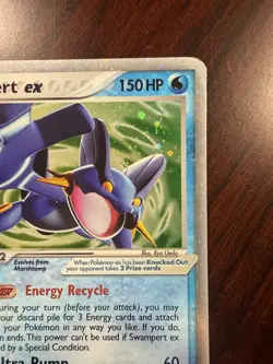 Pokemon Swampert ex 98/100 EX Crystal Guardians Holo Ultra Rare 2006 150 HP NM - Image 5