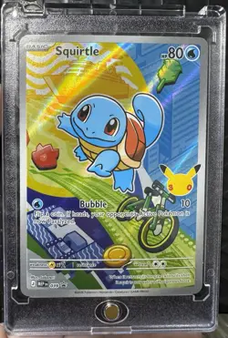 Pokemon First Partner Squirtle 039 Illustration Rare Promo 30th Anniversary NM - Image 1