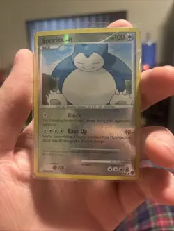 Snorlax 37/130 Diamond and Pearl Reverse Holo Rare Pokemon TCG HP - Image 1