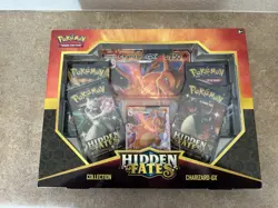 Pokemon Hidden Fates Collection Box Set of 3 Charizard Gyarados Raichu Sealed - Image 2