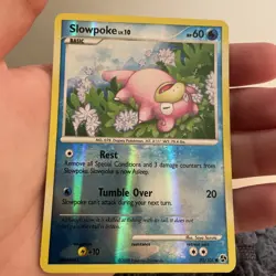 2008 Pokemon Diamond & Pearl Great Encounters Slowpoke Reverse Holo #82/106 - Image 1