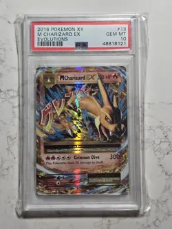 Pokemon M Charizard EX XY Evolutions Ultra Rare #13/108 PSA 10 Gem Mint - Image 1