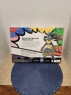 Pokemon Mega Evolution Ascended Heros Premium Poster Collection Mega Lucario - Image 2
