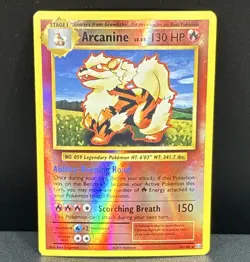 Pokemon TCG Arcanine 18/108 Evolutions Reverse Holo Rare Stage 1 130 HP ENG - Image 1