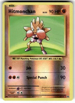 Hitmonchan - 62/108 - Pokemon XY Evolutions Reverse Holo LP - Image 1