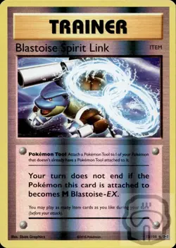 Blastoise Spirit Link 73/108 UC Evolutions Pokemon Reverse Holo NM/M - Image 3
