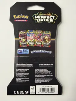 (HEAVY)🔥 31.60g Pokemon Perfect Order Sleeved Booster Pack Factory Sealed✅ - Image 3