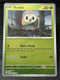 Rowlet 010/088 - Reverse Holo - Pokemon TCG: Perfect Order - English NM - Image 1