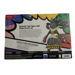 Pokemon Mega Evolution Ascended Heroes Premium Poster Collection Mega Lucario - Image 2