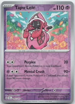 Pokemon : Tapu Lele Surging Sparks 092/191 : R Reverse Holo - Image 1