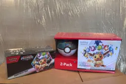 Pokemon Prismatic Evolutions lot: Surprise box & ETB/Pokeball 2 pack - Image 1