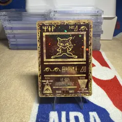 2000 Pokemon Ancient Mew Movie Promo - International Holo - DAMAGED - Image 1